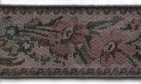 2 1/2" Vining Floral Woven Tapestry Jacquard Trim