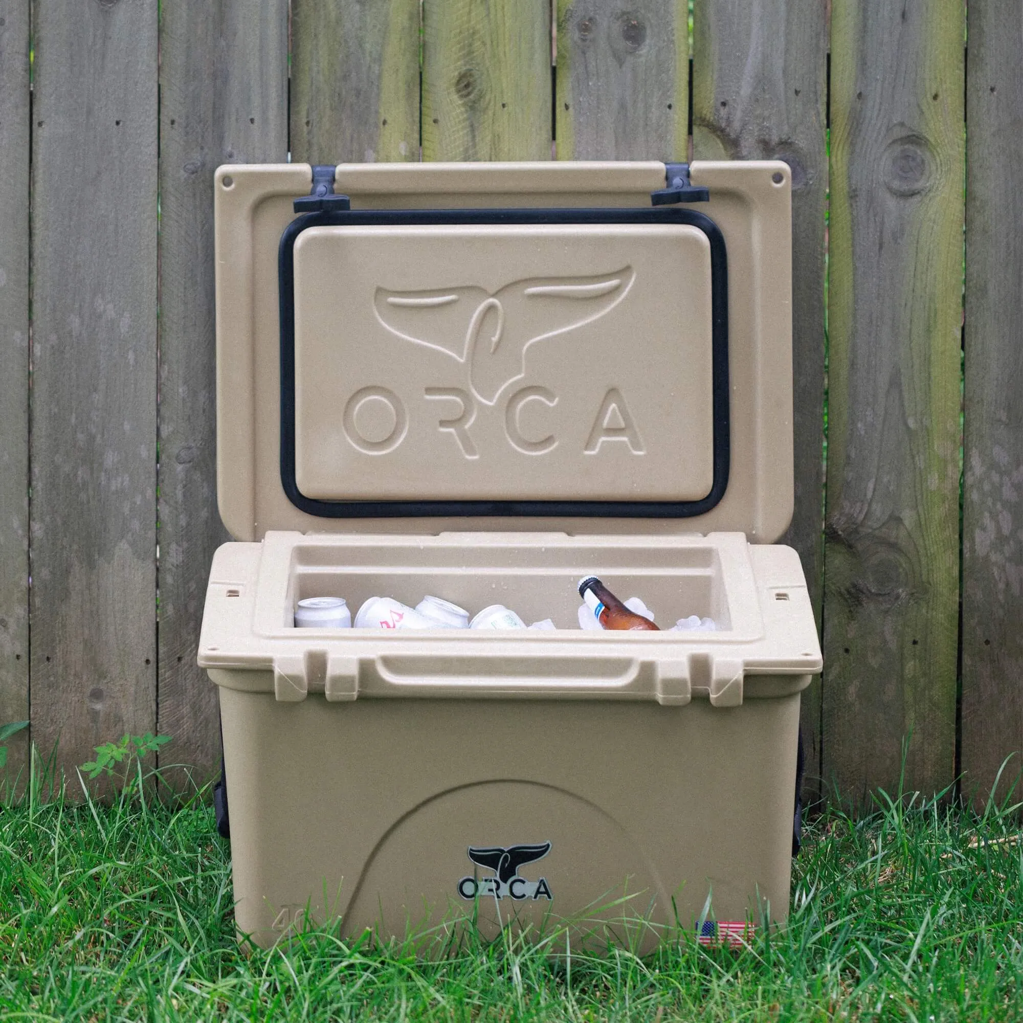 40 Quart Cooler Tan