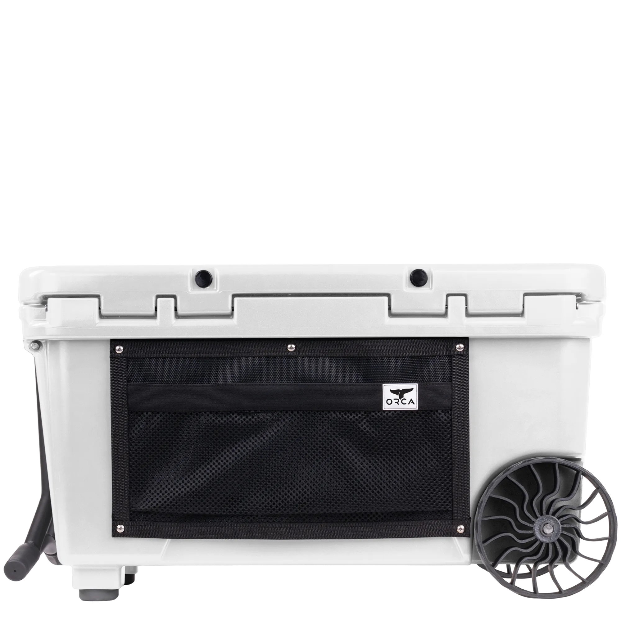 65 Quart Wheeled Cooler White