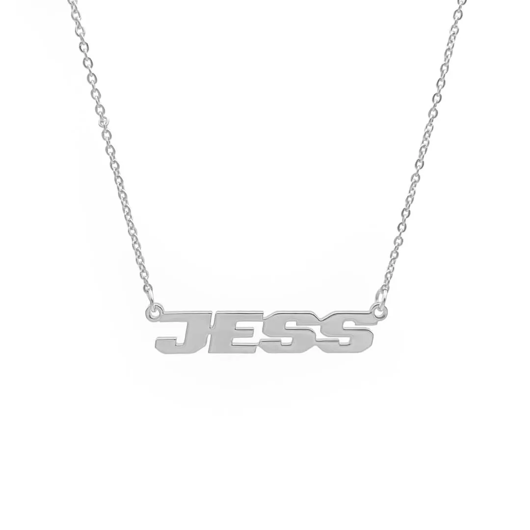 Action Custom Name Necklace