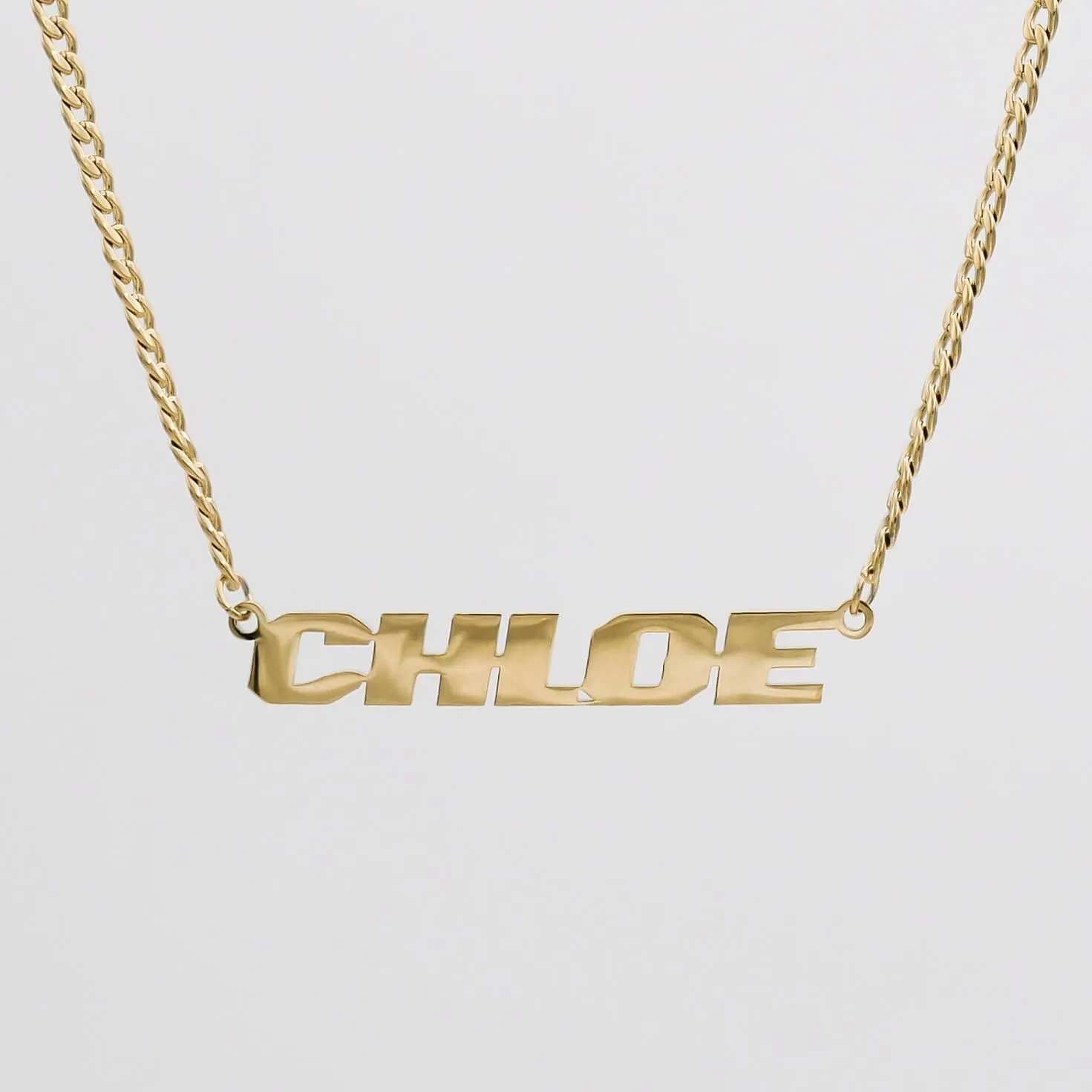 Action Custom Name Necklace