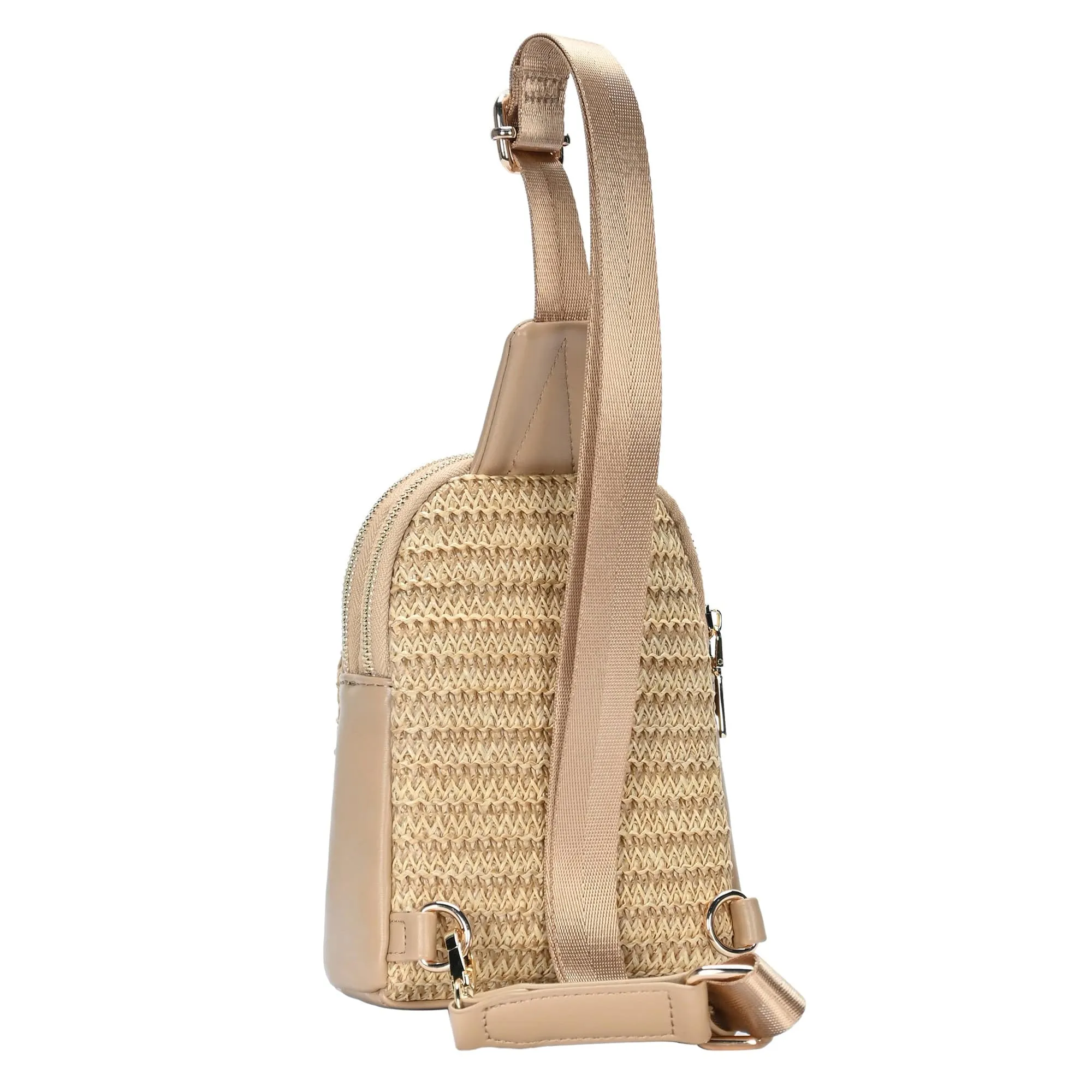 BGW5815 Maddie Straw Sling Bag