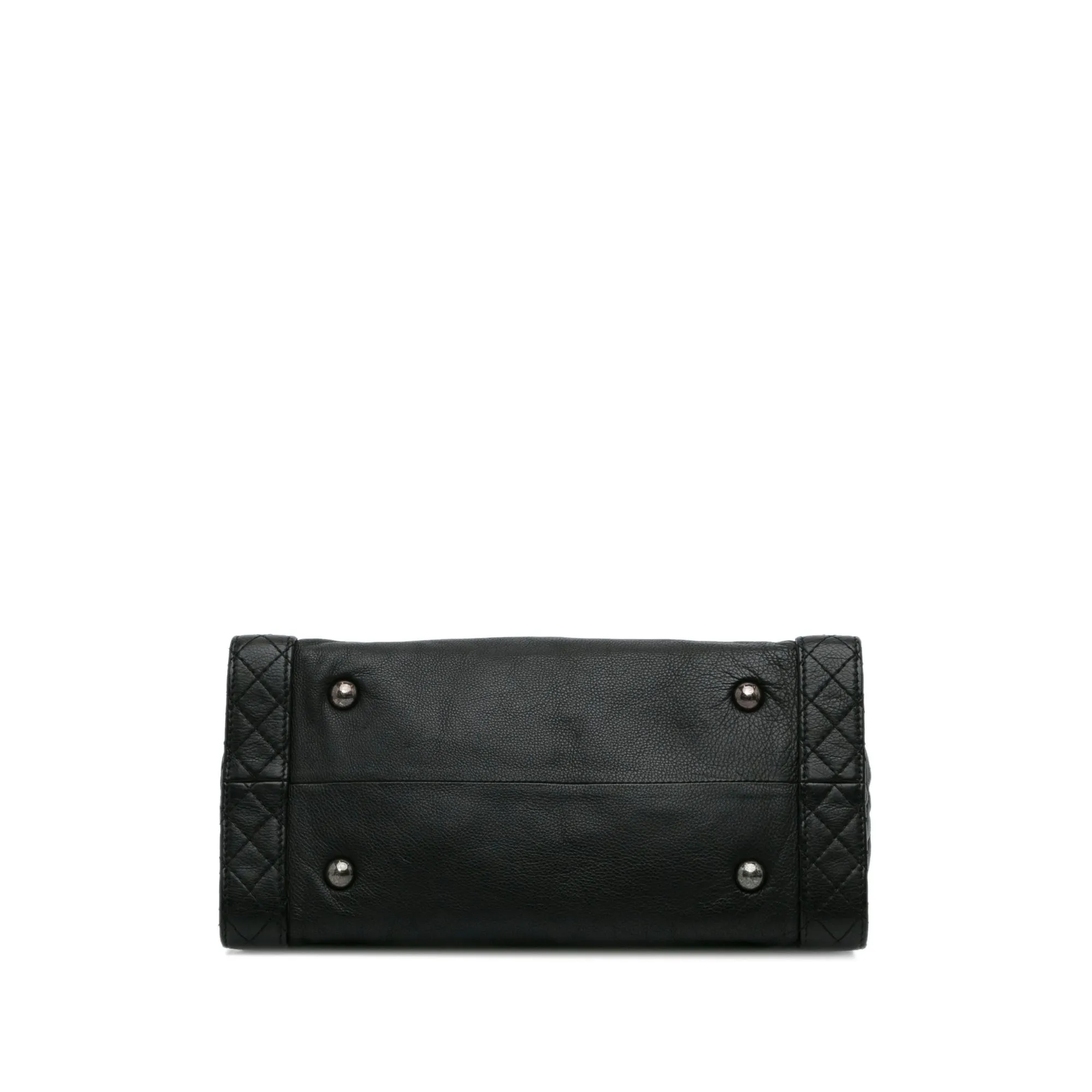 Black Chanel Medium Calfskin Boy Reverso Shopping Tote