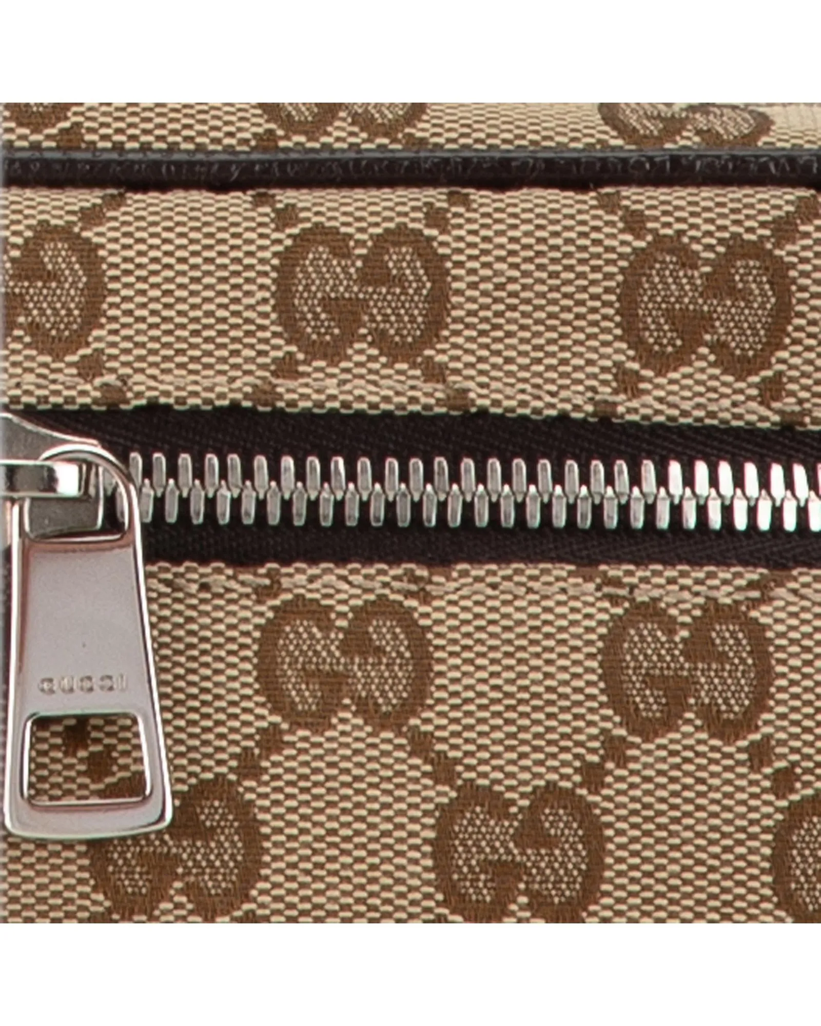 Canvas Waist Pouch with Adjustable Strap and Multiple Zip Pockets