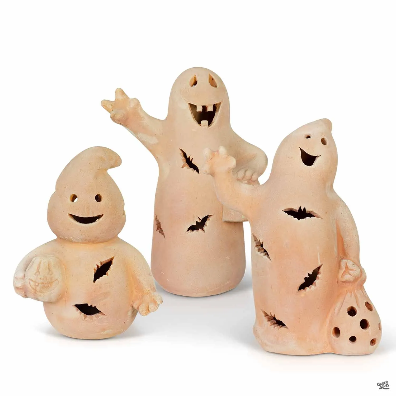 Ceramic Trick-O-Treat Ghost