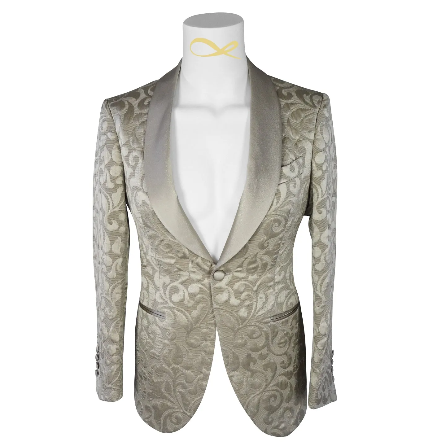 Champagne Oro Paisley Dinner Jacket @ The Vault