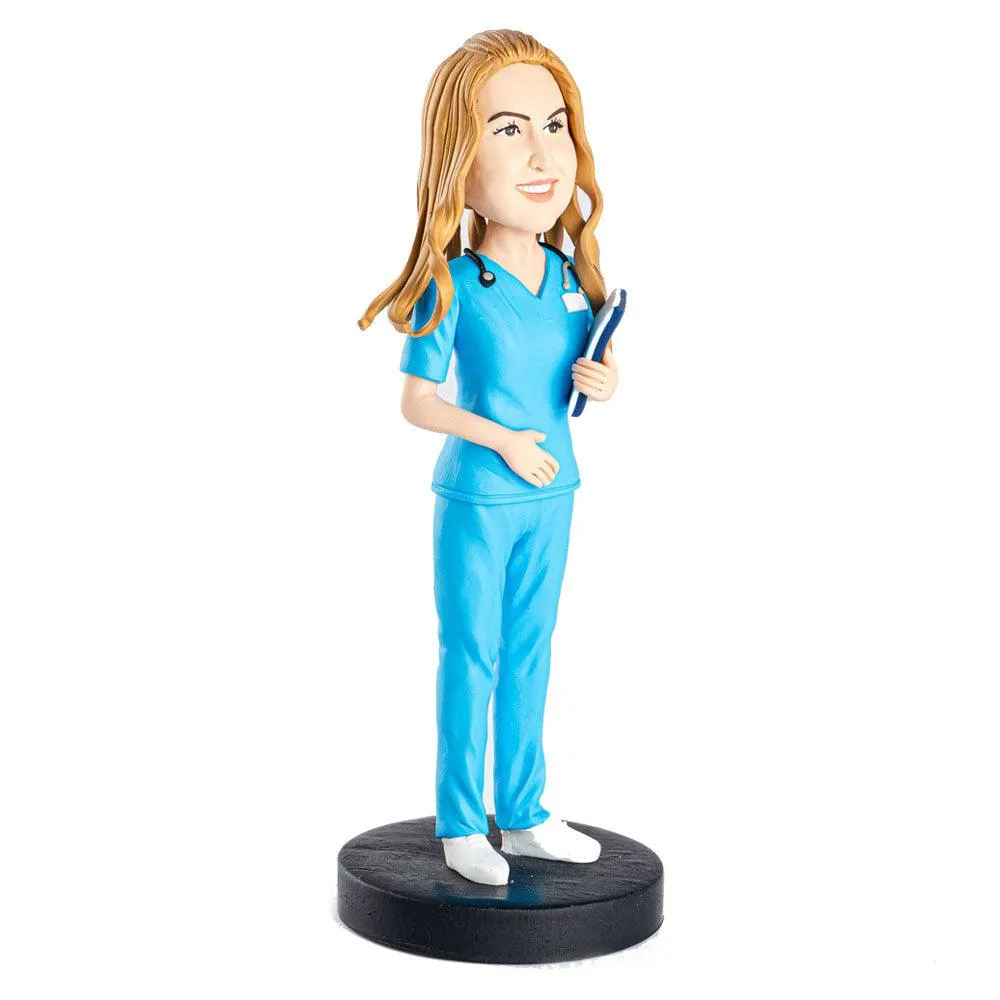 Custom Surgery Female Doctor Physician Bobblehead