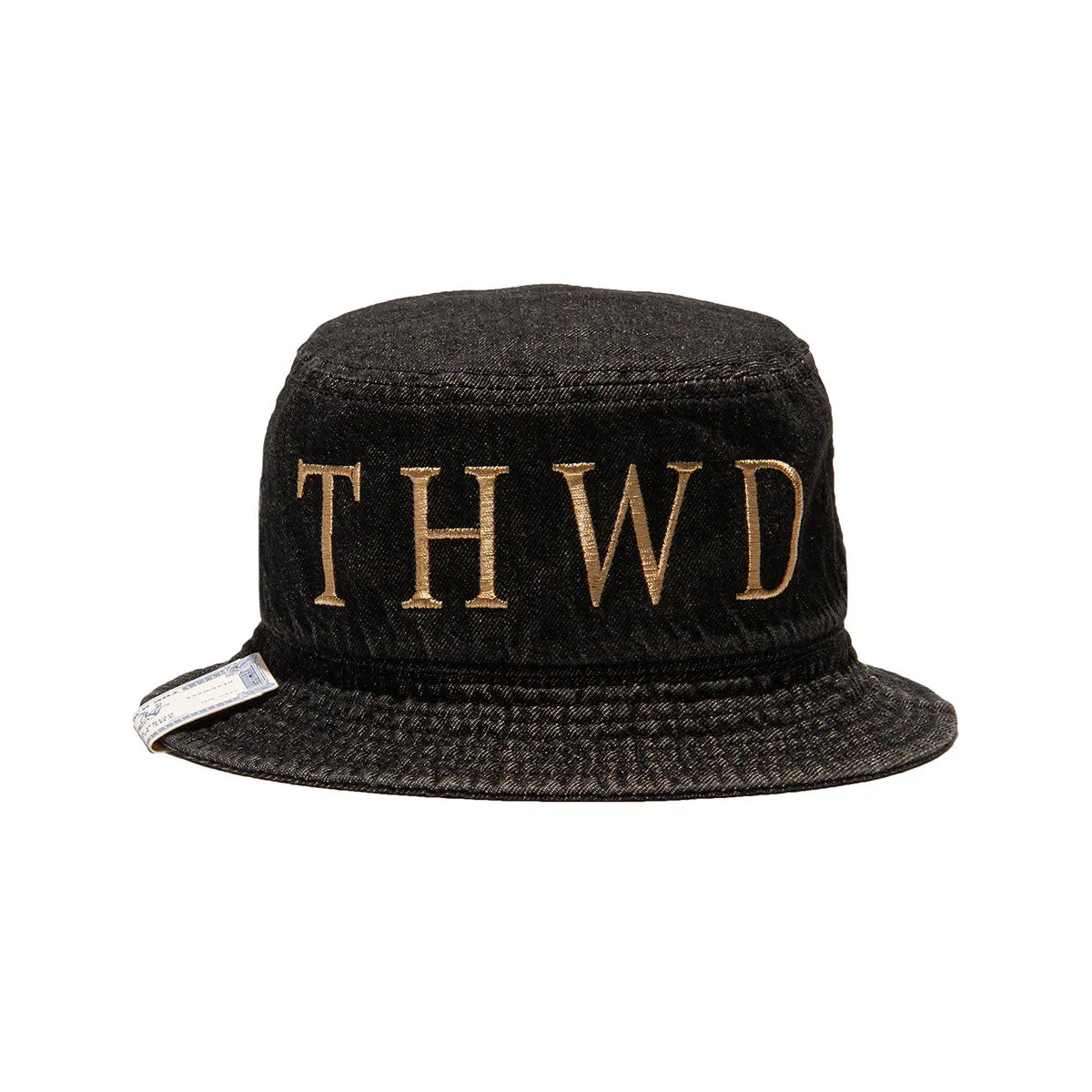 DENIM FLAG HAT - Black