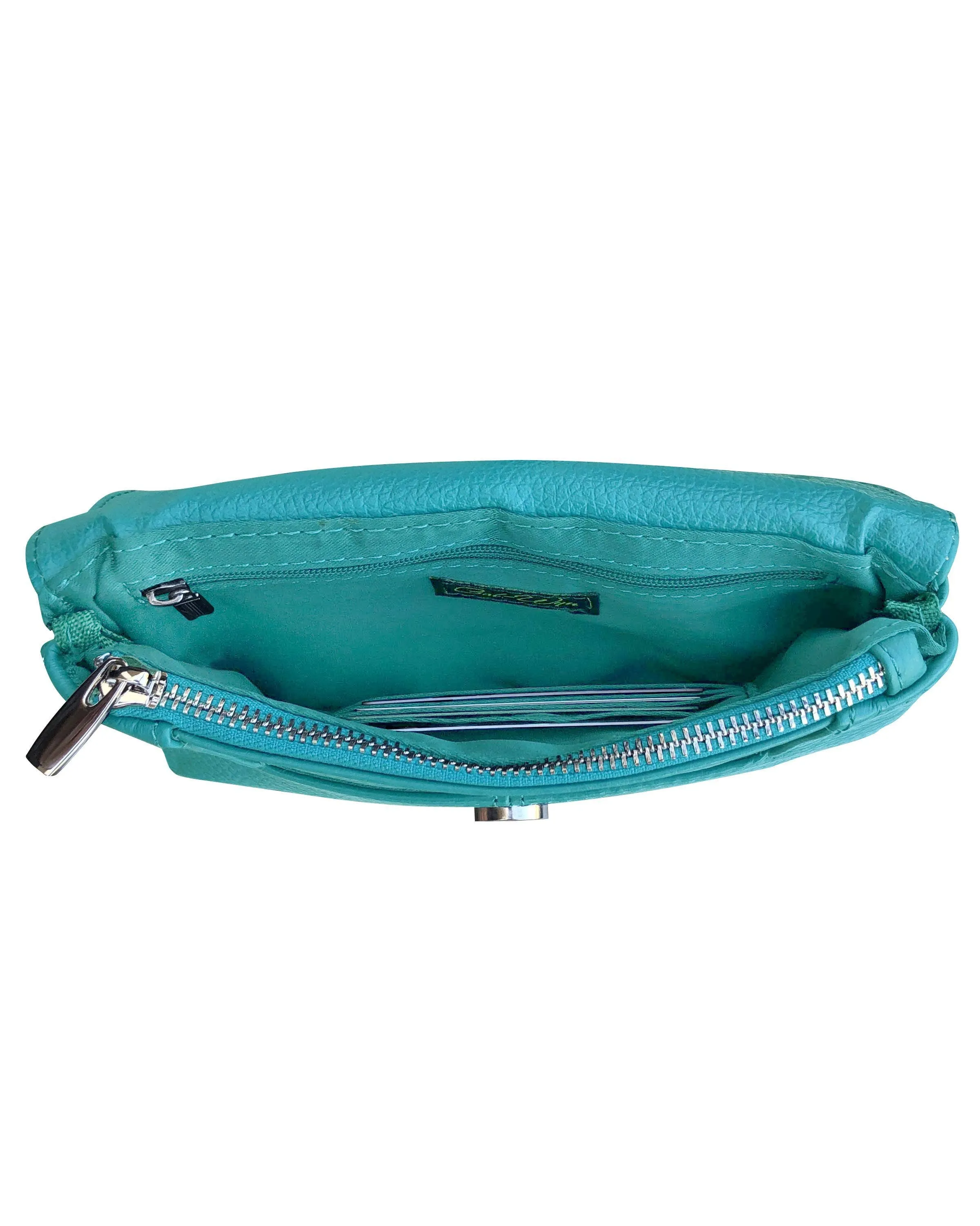 Genuine Leather Donna-May Clutch
