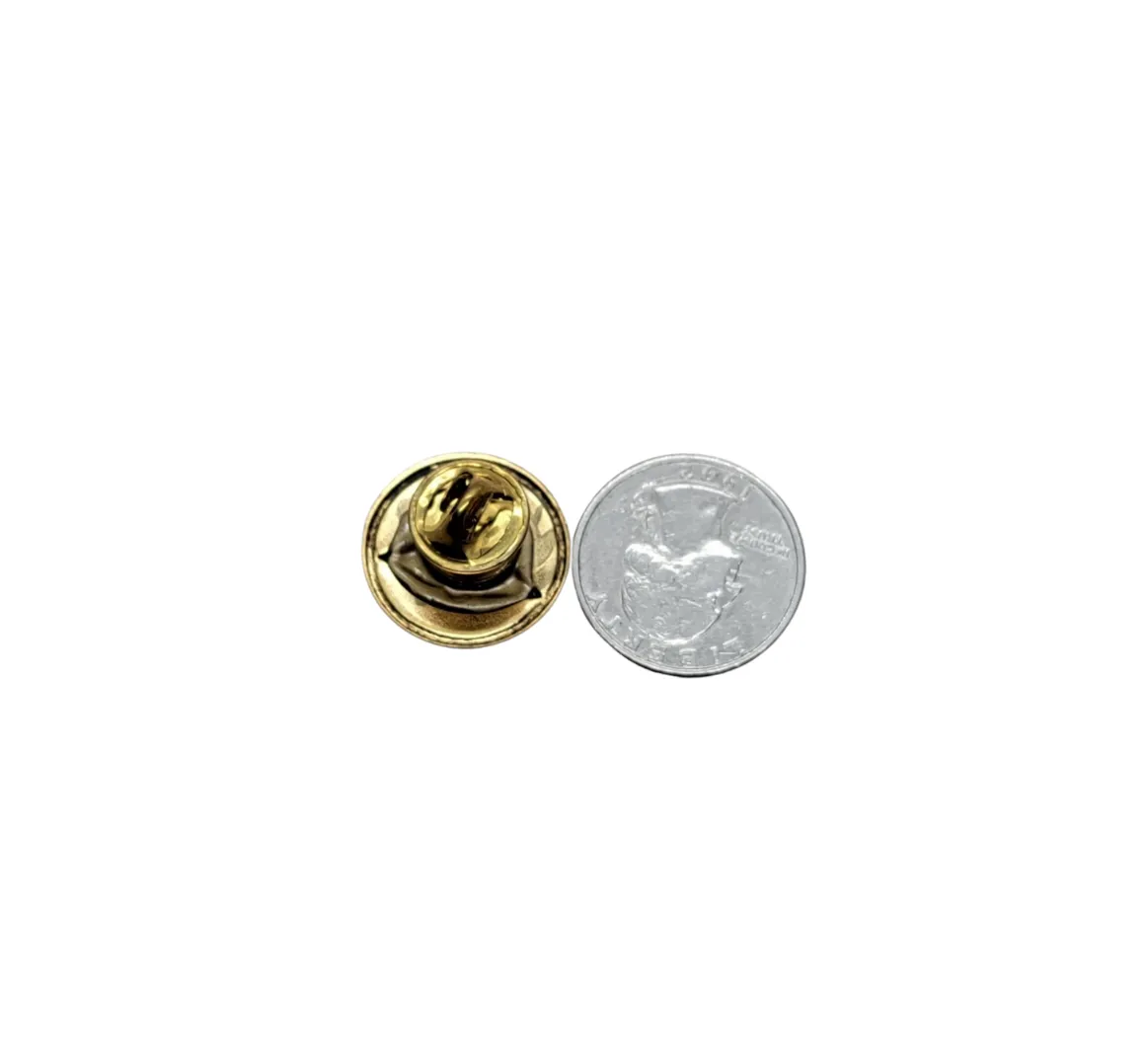 Handmade Antique Gold Caduceus Medical Symbol Lapel Pin Tie Tack