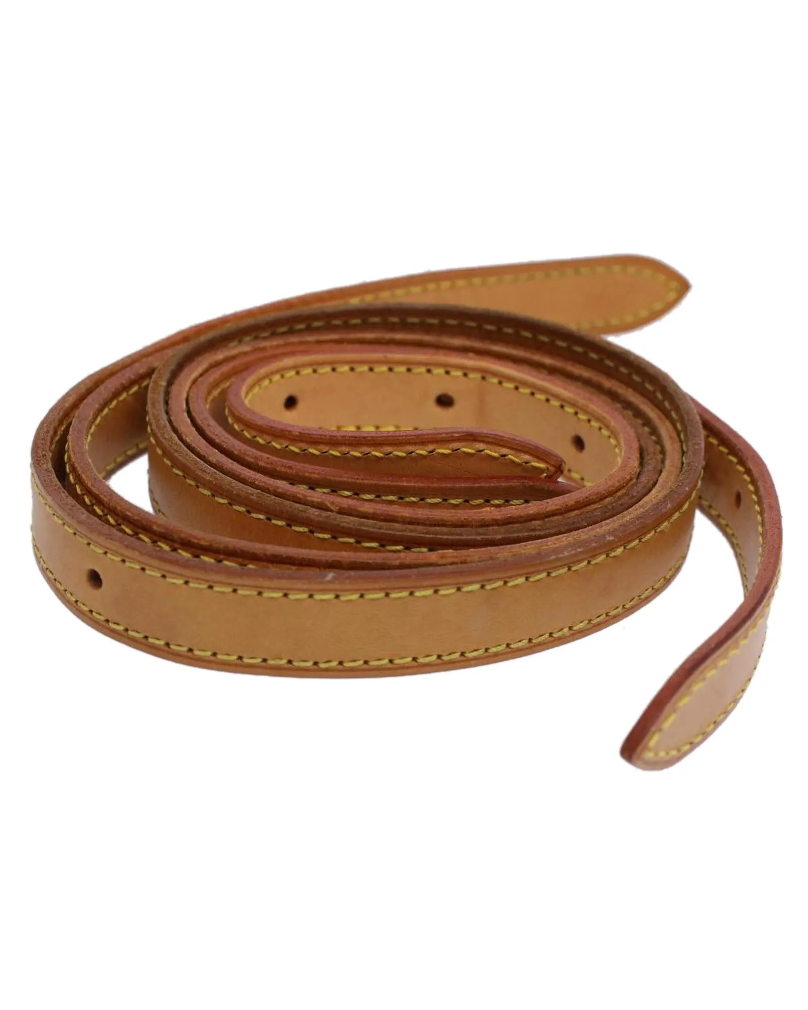 Leather Shoulder Strap for Bucket Bag - Beige