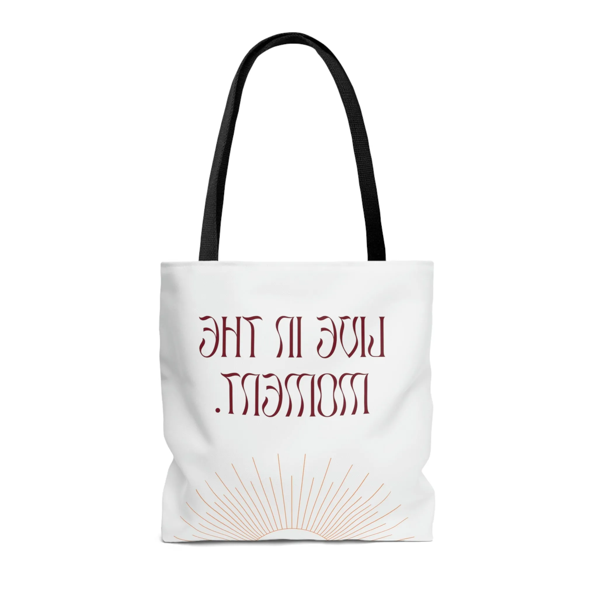 Live In The Moment Beach Shopper Tote Bag Medium