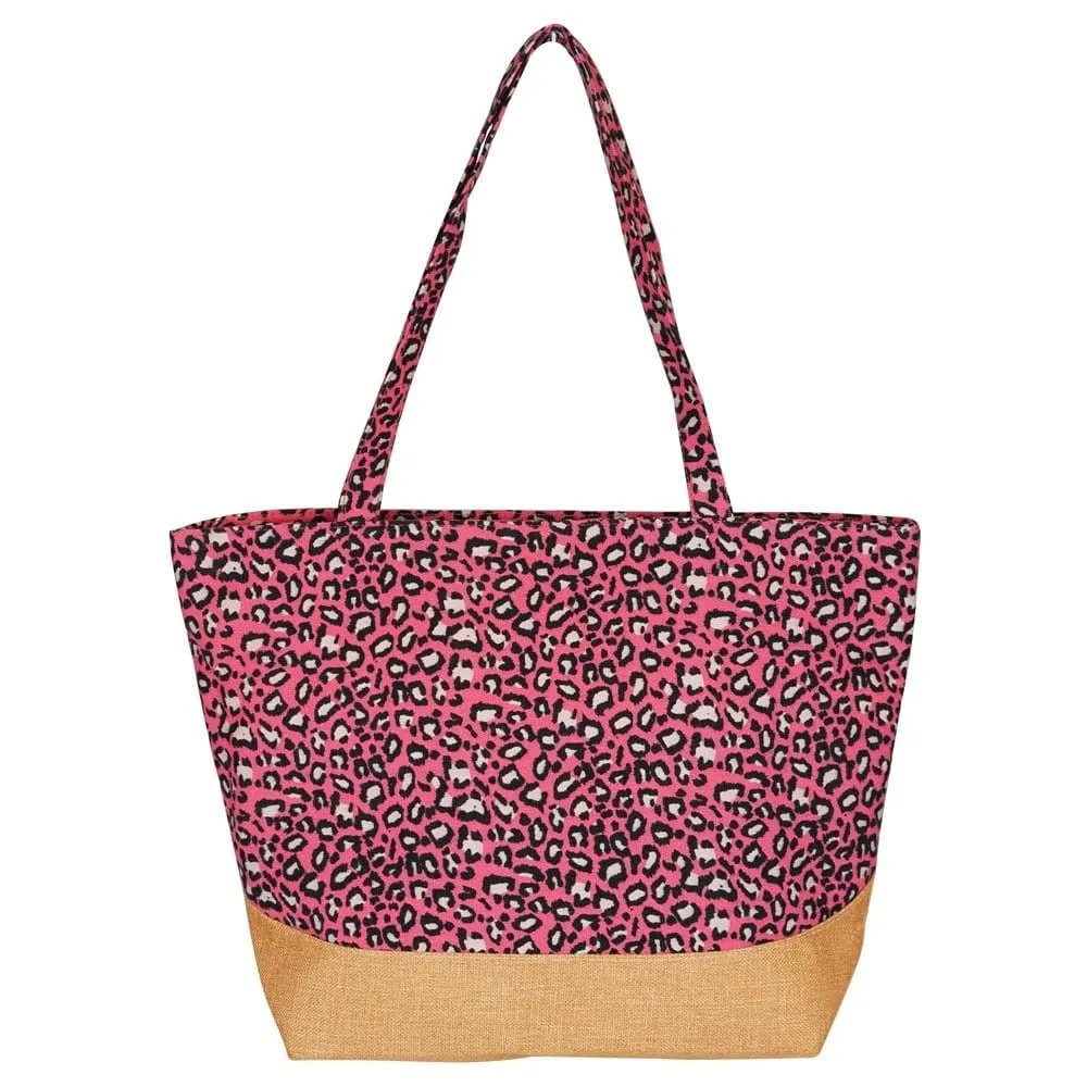 MB0082 Leopard Print Tote Bag