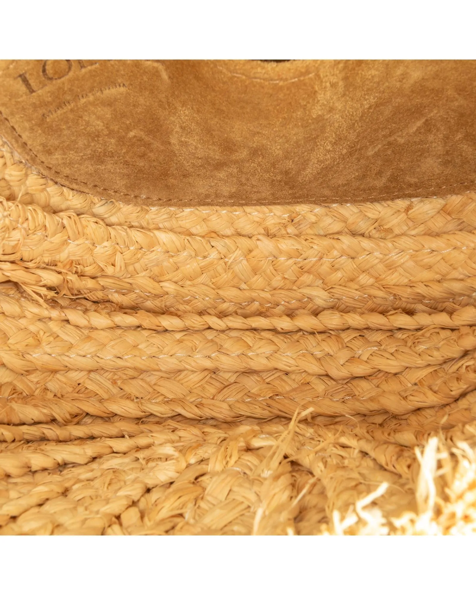 Mini Raffia Crossbody Bag with Leather Trim and Knotted Strap Closure
