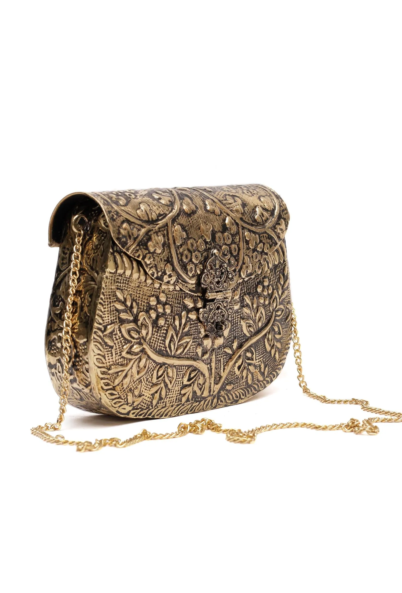 Satakshi Brass Metal Purse