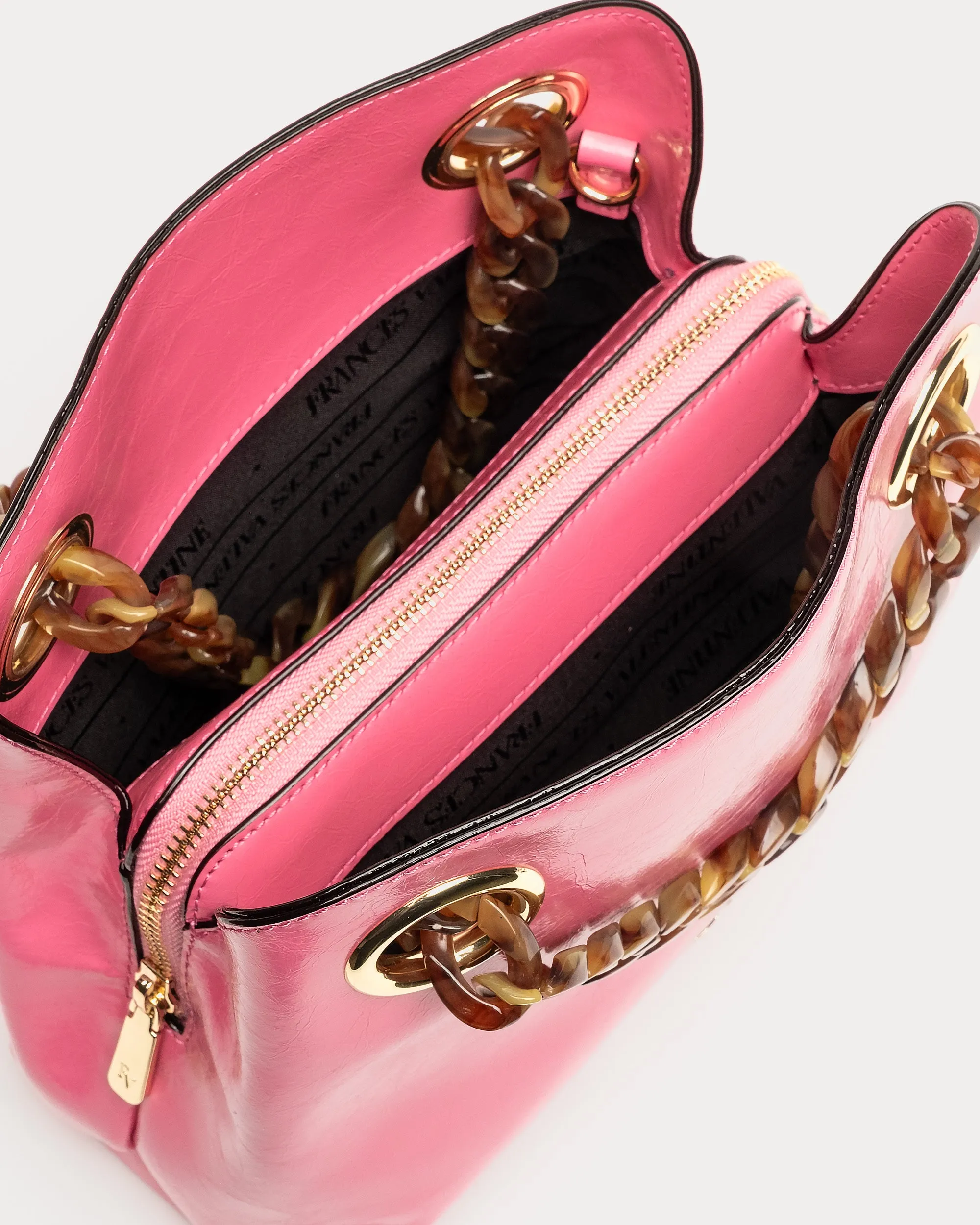 Skip Tote Crinkled Leather