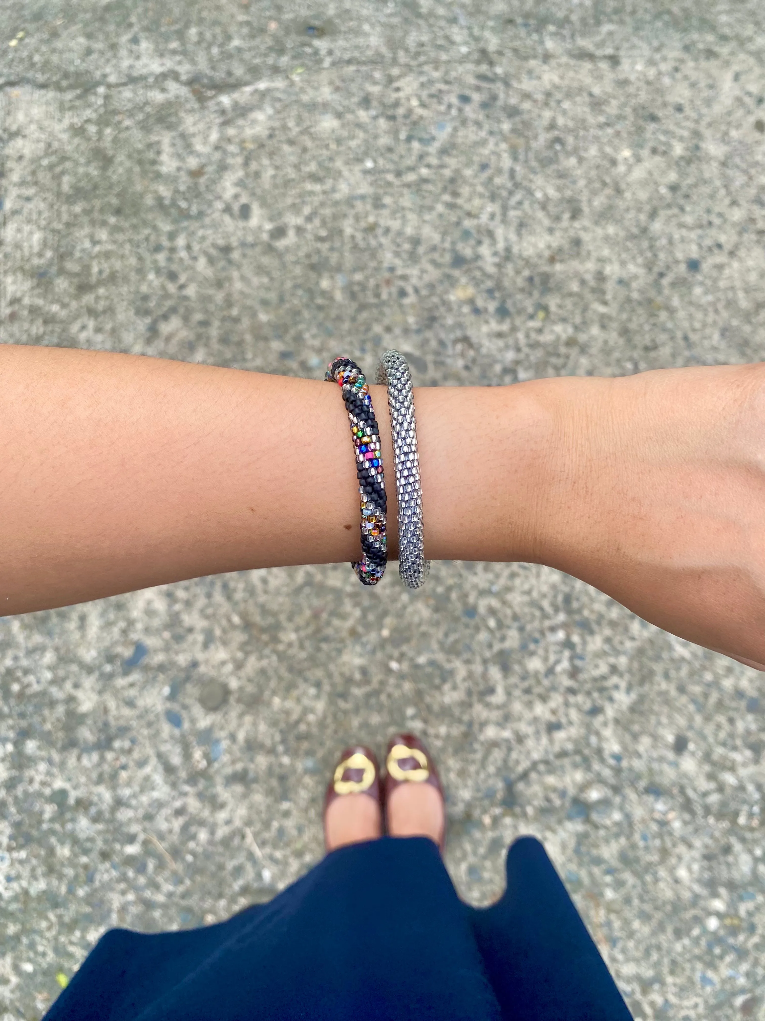 Solid Silver Bracelet - Extended 8"