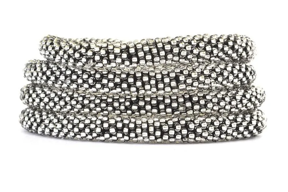 Solid Silver Bracelet - Extended 8"