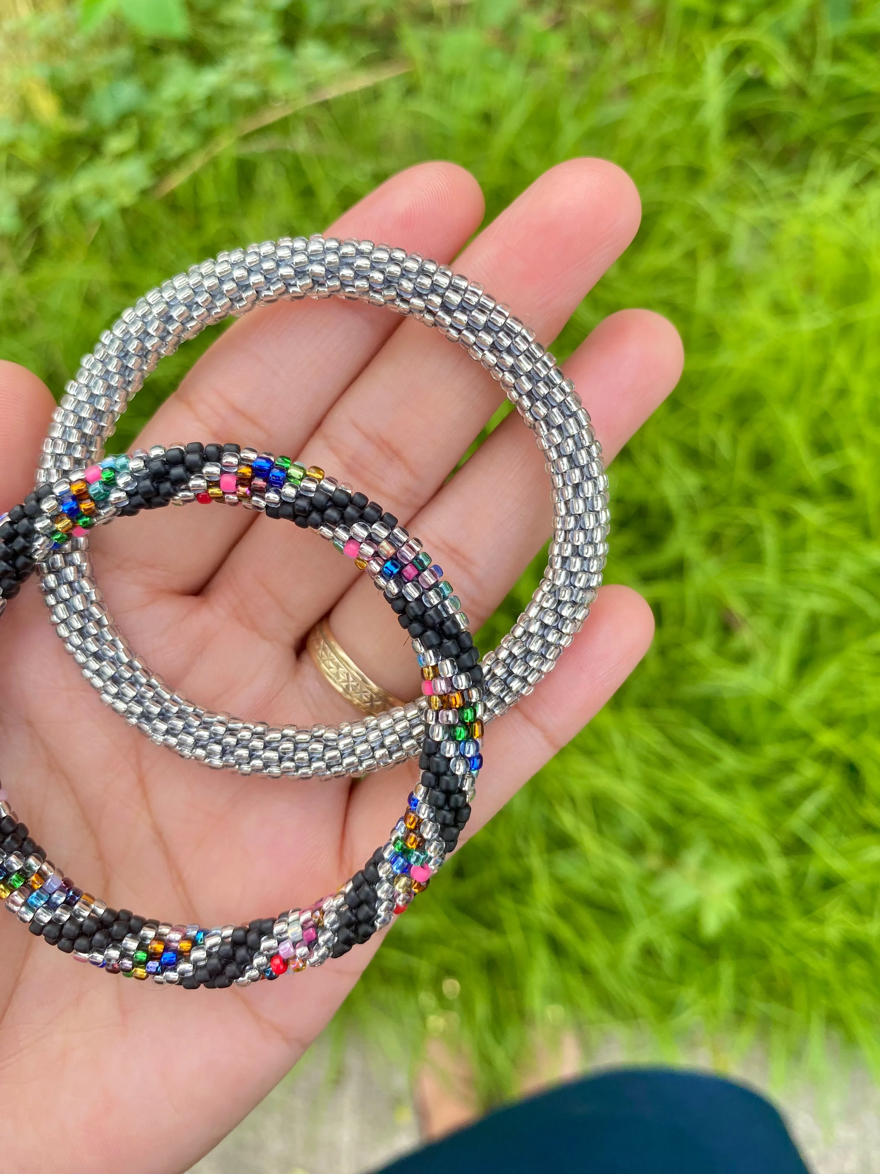 Solid Silver Bracelet - Extended 8"