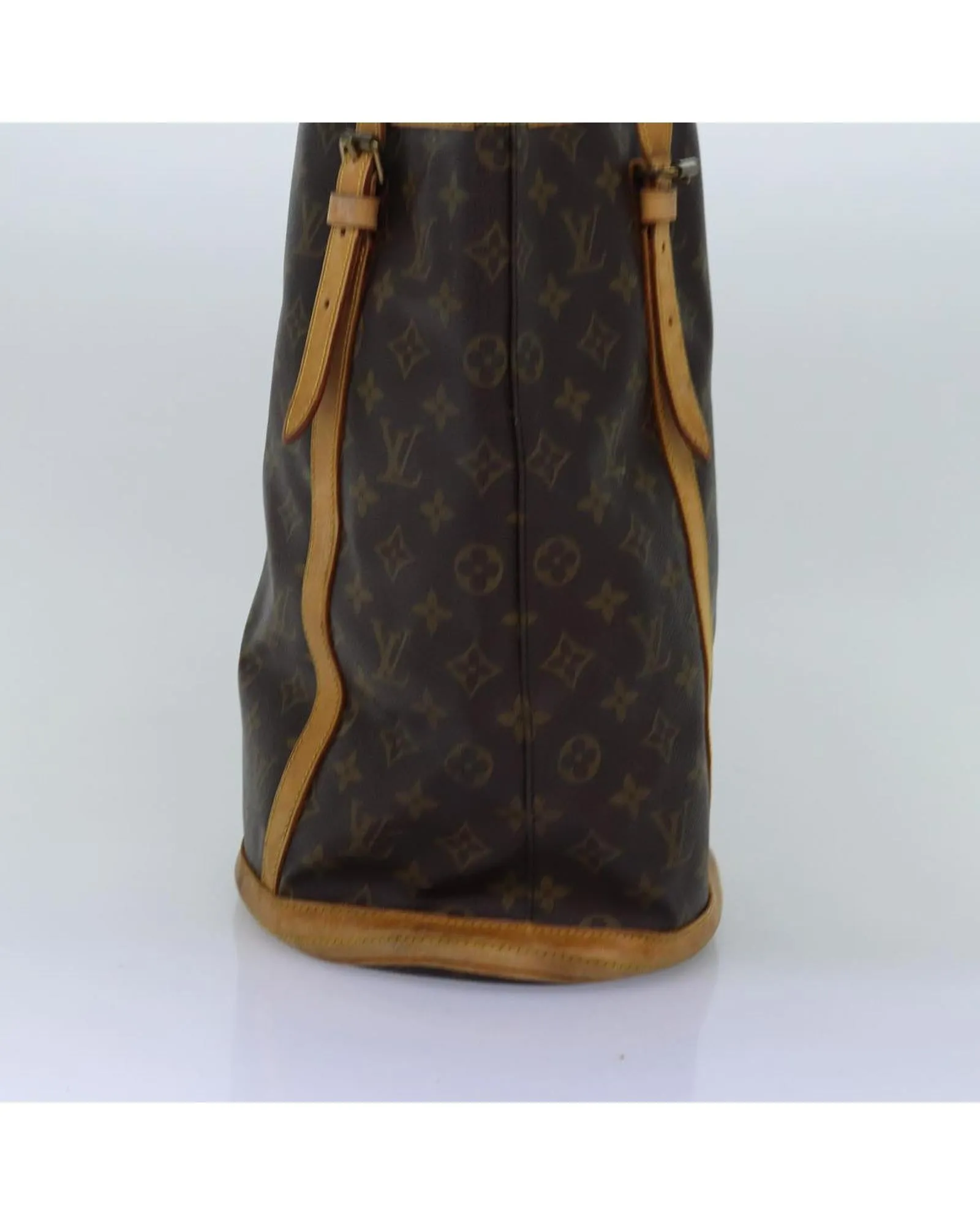Vintage Monogram Canvas Shoulder Bag with Adjustable Strap by Louis Vuitton