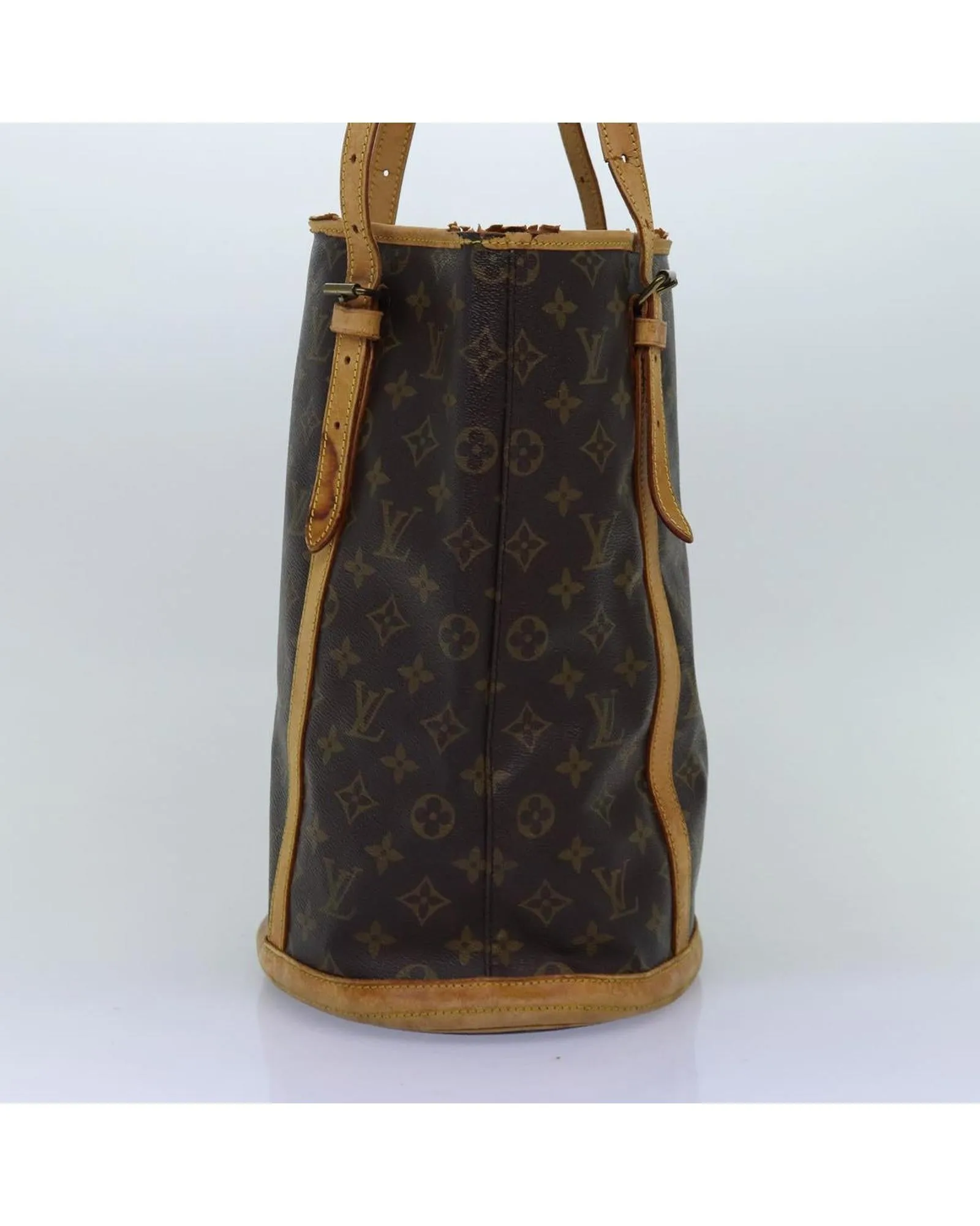 Vintage Monogram Canvas Shoulder Bag with Adjustable Strap by Louis Vuitton